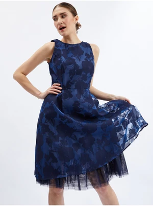 Orsay Dark blue ladies dress with decorative detail - Women