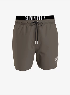 Plavky pre mužov Calvin Klein Underwear - kaki