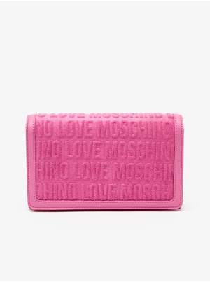 Pink Womens Crossbody Handbag Love Moschino - Women