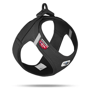 CURLI Postroj pro psy se sponou Air-Mesh černý 1 ks, Velikost: XXXS