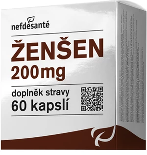Nefdesanté Ženšen 200 mg 60 kapslí