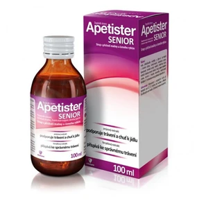 APETISTER Senior sirup 100 ml, poškozený obal