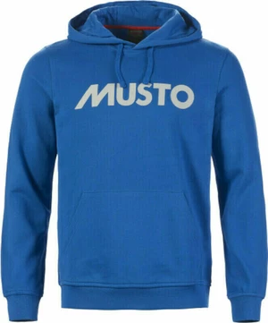 Musto Essentials Logo Hanorac cu gluga Aruba Blue 2XL