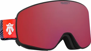Majesty The Force C Black/Xenon HD Red Garnet Masques de ski
