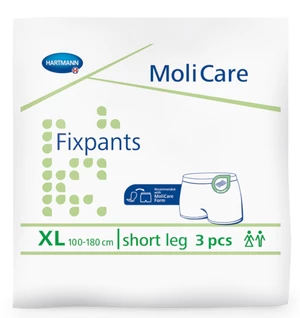 MoliCare Fixpants short leg XL fixačné nohavičky 3 ks