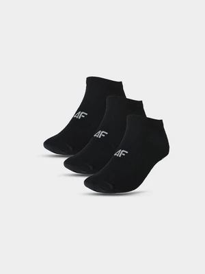Dámské kotníkové ponožky casual (3-pack) - černé