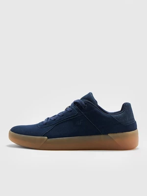 Pánské kožené boty lifestyle sneakers OAK - tmavě modré