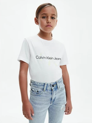 Calvin Klein Jeans Triko dětské Bílá