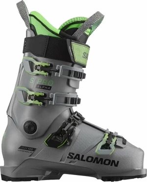 Salomon S/Pro Alpha 120 Steel Grey/Pastel Neon Green 1/Black 26/26,5 Buty zjazdowe