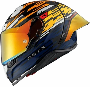 Nexx X.R3R Glitch Racer Orange/Blue XL Casque