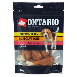 ONTARIO Vápníková kost s kuřecím pro psy 70 g