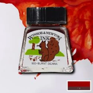 Tuš Winsor Newton 14ml – 074 siena pálená