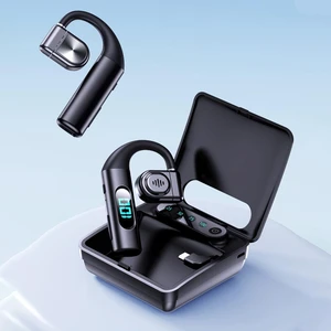 1Pcs Wireless Ear Clip Earphone V100 Bluetooth Earphones Single Ear Rotating Charging Compartment With Hanging Ear Type Earphone