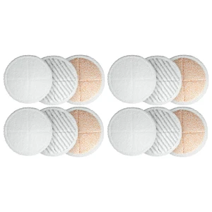 12 Pack Mop Cleaning Pad Kit Replacement Pads For Bissell Spinwave 2039A 2124