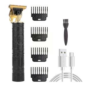 Barber Shop Hair Cutting Tool Electric Shaver Professional Trimmers Men Hair Machine USB Beard Cordless Rechargeable Clippe L8A7