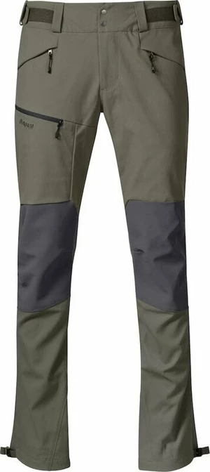 Bergans Fjorda Trekking Hybrid Pants Green Mud/Solid Dark Grey XL Outdoorové kalhoty