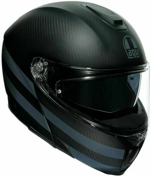 AGV Sportmodular Dark Refractive Carbon/Black 2XL Casco