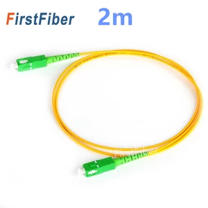 2m SC APC Fiber Patch Cable G657A , Jumper, Cord Singlemode Simplex 2.0mm PVC