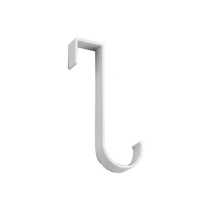 1~10PCS High Quality Hanger For Heated Towel Radiator Rail Bath Hook Holder Clothes Hanger Percha Plegable Scarf Hanger white