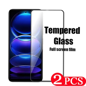2Pcs full cover screen protector For Redmi note 12 Discovery Turbo 11 pro plus Speed 11E 11T 11S 11R SE 4G Tempered glass film