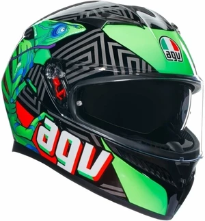 AGV K3 Kamaleon Black/Red/Green XL Casco