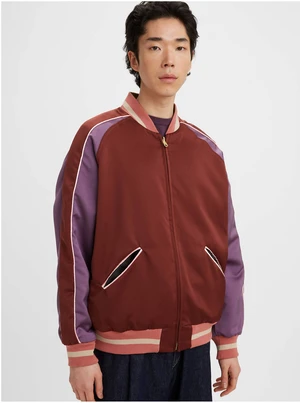 Levi&#39;s Burgundy Men&#39;s Double-Sided Bomber Levi&#39;s® Souvenir - Men&#39;s