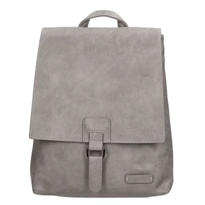 Dámsky módny batoh kabelka svetlo šedý - Enrico Benetti Kool