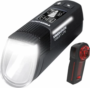 Trelock LS 660 I-Go Vision Lite/LS 740 Vector Signal Set Nero 80 lm Luci bicicletta