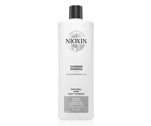Šampón pre mierne rednúce prírodné vlasy Nioxin System 1 Cleanser Shampoo - 1000 ml (81385597) + darček zadarmo