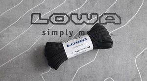 Tkaničky Lowa® 240 cm – Černá (Barva: Černá)