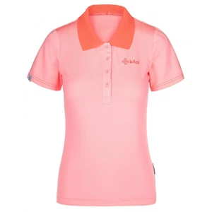 Dámské polo tričko Kilpi COLLAR-W světle růžové