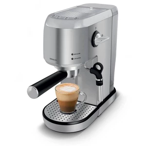 Espresso Sencor SES 4900SS strieborné pákový kávovar • tlak čerpadla 20 barov • príkon 1 400 W • zásobník na vodu 1,5 l • parná tryska s otočným mecha