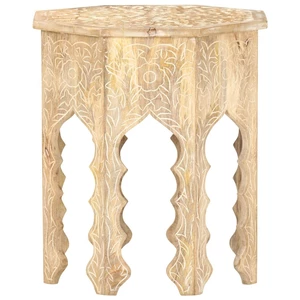 Side Table ?18.9" Solid Mango Wood