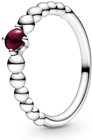 Pandora Stříbrný prsten pro ženy narozené v lednu 198867C08 52 mm