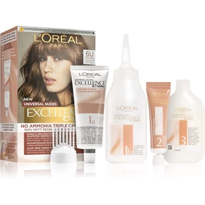 L’Oréal Paris Excellence Universal Nudes permanentní barva na vlasy odstín 6U 1 ks
