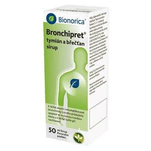 BRONCHIPRET Tymián a břečťan sirup 50 ml