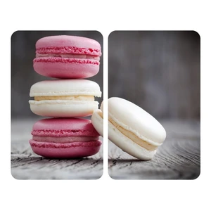 Sada 2 sklenených krytov na sporák Wenko Macarons