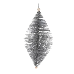 Závesná ozdoba v striebornej farbe Dakls, dĺžka 24 cm