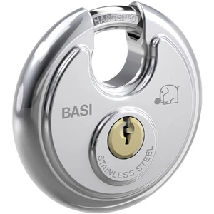 Basi 6100-7001-704 visiaci zámok 70 mm zámky s rovnakým kľúčom 704  strieborná na kľúč