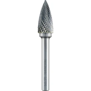 Alpen 780606106100 frézovacie kolík tvrdokov lomený oblúk  Dĺžka 50 mm Vonkajší Ø 6 mm  Ø hriadeľa 6 mm