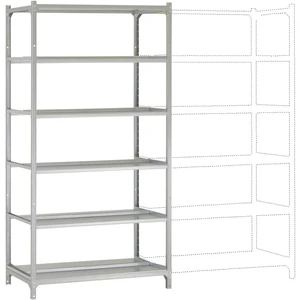 Manuflex RA2581 základný modul regálu oddelenia  (š x v x h) 960 x 2600 x 600 mm    oceľová podlaha