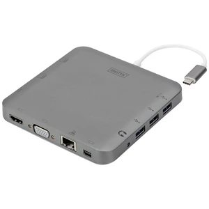 Digitus DA-70876 dokovacia stanica na notebook (repasovaná) Vhodné pre značky: univerzálny  vr. funkcia nabíjania, integ