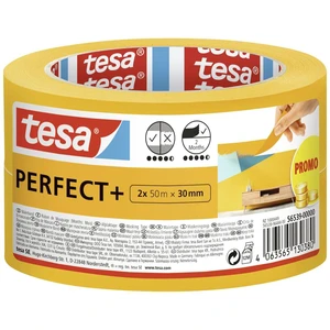 tesa Perfect+ 56539-00000-00 maliarska krycia páska  žltá (d x š) 100 m x 30 mm 2 ks