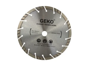 Kotouč diamantový řezný turbo-segmentový, 230x10x22mm