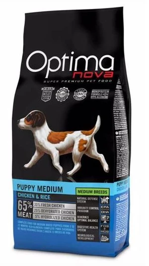 OPTIMAnova dog  PUPPY MEDIUM - 12kg