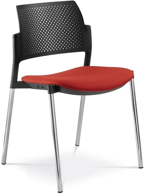 LD SEATING konferenční židle DREAM+ 100BL-N4, kostra chrom