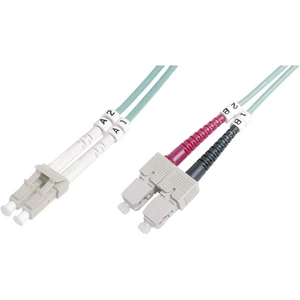 Digitus DK-2532-03/3 optické vlákno LWL prepojovací kábel [1x zástrčka LC - 1x zástrčka SC] 50/125 µ Multimode OM3 3.00