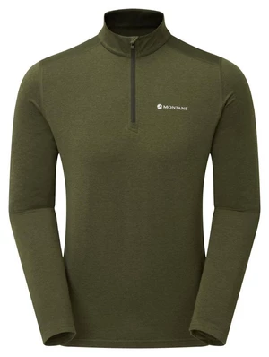 Tričko Thermo Zip Neck Dart Montane® – Zelená (Barva: Zelená, Velikost: L)