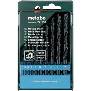 Metabo 627158000  sada špirálových vrtákov do kovu 10-dielna      10 ks