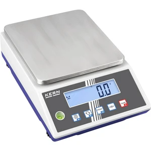 Kern PCB 10000-1+C presná váha Kalibrované podľa (DAkkS) Max. váživosť 10 kg Rozlíšenie 0.1 g 230 V, na batérie, napájan